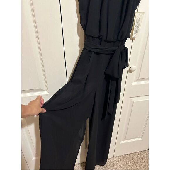 Eliza J pant suit with beaded neck - Picture 4 of 7